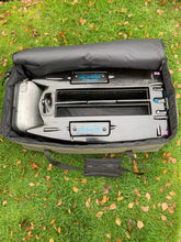 Load image into Gallery viewer, Midwater Bait Boat Bag three side opening in military olive (angling technic boat)