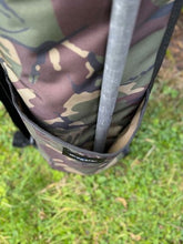 Load image into Gallery viewer, Midwater Baiting Up Pole Bag showing the outer quiver style pocket.
