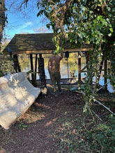 Load image into Gallery viewer, Midwater Baiting Up Pole Bag in DPM on the banks of the famous Redmire Pool