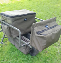 Load image into Gallery viewer, Midwater Barrow Tidy in olive from the side view