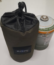 Load image into Gallery viewer, Midwater Gas Bag in olive and gas canister