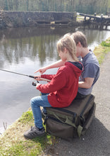 Load image into Gallery viewer, Two Junior Anglers sat on the same Midwater Boxall
