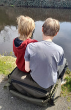 Load image into Gallery viewer, Two Juniors sat on the Midwater Boxall