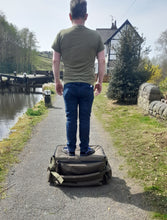 Load image into Gallery viewer, Man stood on the Midwater Boxall showing how sturdy