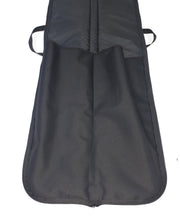 Load image into Gallery viewer, Colours Bag open showing the two large internal pockets for the Standard and accessories
