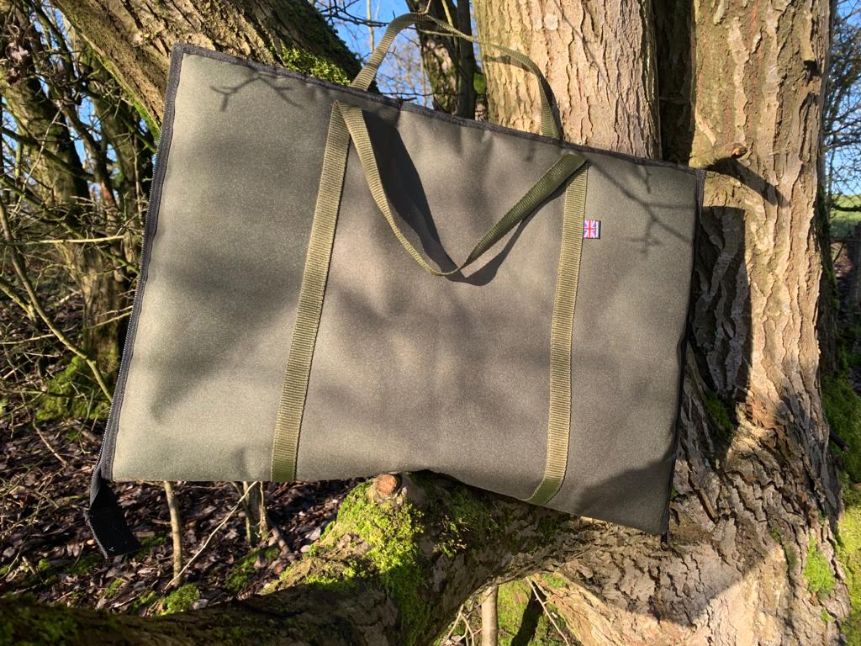 Midwater Unhooking Mat Utility Bag.  Fishing luggage and fish care mat.